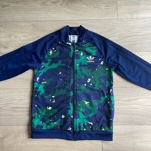 Originals Adidas Boys' Big Pack Camo Print Superstar Top